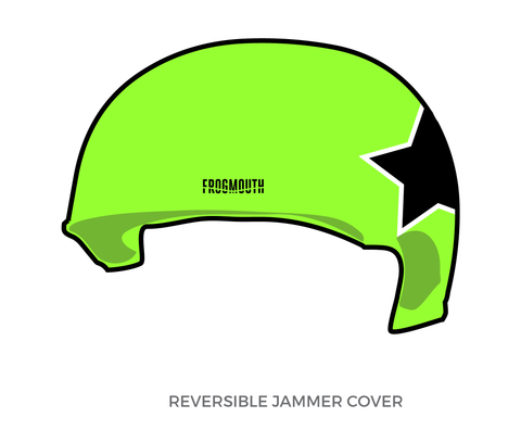 Atomic City Roller Derby: Jammer Helmet Cover (Green)