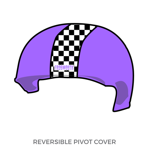 El Paso Roller Derby Crash Test Dollies: Pivot Helmet Cover (Purple)