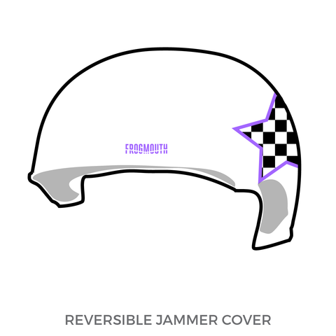 El Paso Roller Derby Crash Test Dollies: Jammer Helmet Cover (White)