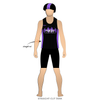 Western Mass Roller Derby Furies: Uniform Jersey (Black)