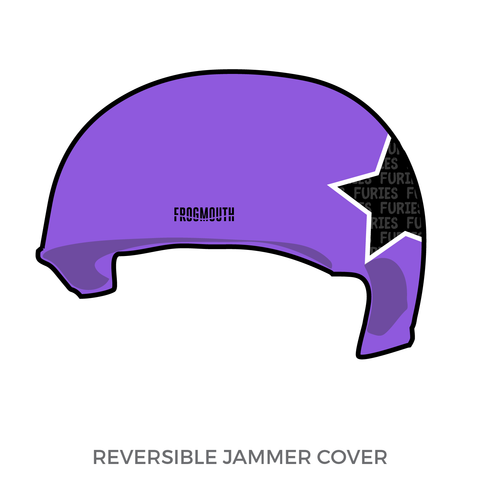 Western Mass Roller Derby Furies: Jammer Helmet Cover (Purple)