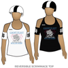 Ghost Fleet Roller Derby: Reversible Scrimmage Jersey (White Ash Design 1/ Black Ash Design 1)