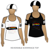 Ghost Fleet Roller Derby: Reversible Scrimmage Jersey (White Ash Design 2/ Black Ash Design 2)