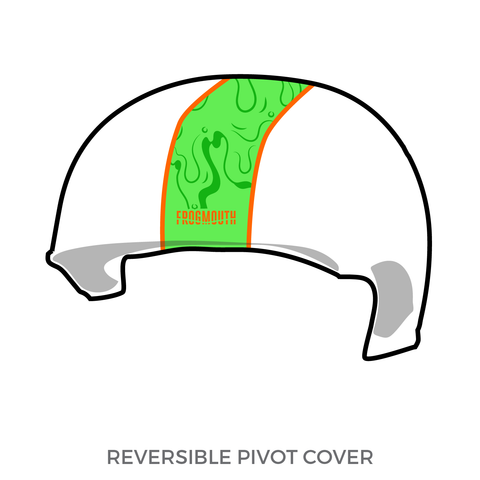 Kansas City Roller Warriors Midtown Misfits: Pivot Helmet Cover (White)