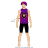 Tragic City Rollers SASSquatches: Uniform Jersey (Purple)