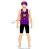 Tragic City Rollers SASSquatches: Uniform Jersey (Purple)