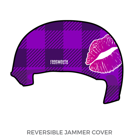 Tragic City Rollers SASSquatches: Jammer Helmet Cover (Purple)