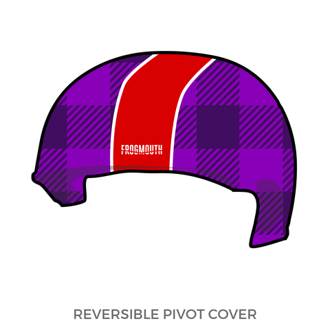 Tragic City Rollers SASSquatches: Pivot Helmet Cover (Purple)