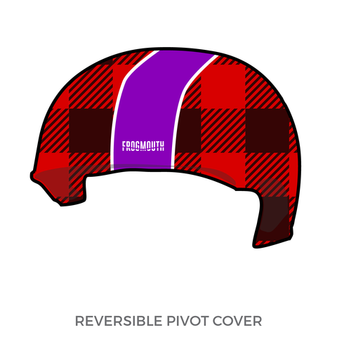 Tragic City Rollers SASSquatches: Pivot Helmet Cover (Red)