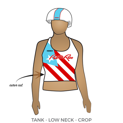 Puerto Rico America Women Tank Top