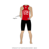 Boston Roller Derby Wicked Pissahs: Uniform Jersey (Red)