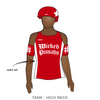 Boston Roller Derby Wicked Pissahs: Uniform Jersey (Red)