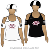 Alter Egos Roller Derby: Reversible Scrimmage Jersey (White Ash / Black Ash)