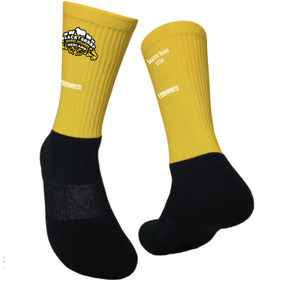 Black Sheep Honey Rollers: Uniform Skate Socks (Golden Yellow) – Frogmouth