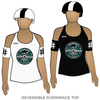 Shoreline Roller Derby Kraken Skulls: Reversible Scrimmage Jersey (White Ash / Black Ash)