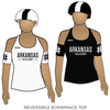 Arkansas Roller Derby: Reversible Scrimmage Jersey (White Ash / Black Ash)