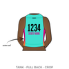 Tragic City Rollers Hot Mess Monsters: Uniform Jersey (Blue)