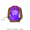 Tilted Thunder Roller Derby A Team: Uniform Jersey (Purple)