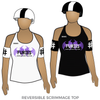 Western Mass Roller Derby Furies: Reversible Scrimmage Jersey (White Ash / Black Ash)