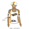 North East Oklahoma Junior Roller Derby Roadkill Rollers: Uniform Jersey (White)