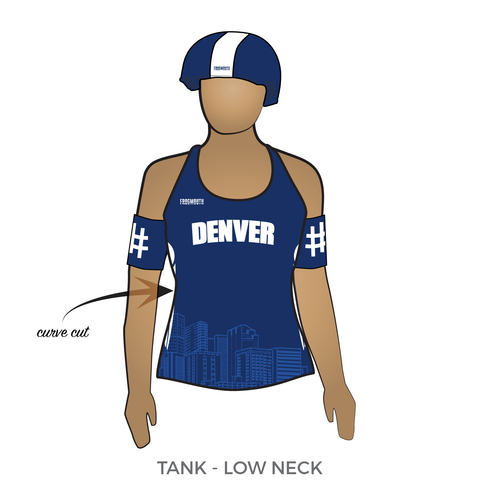 2022 DRD Pride Logo Men's premium tank top — DENVER ROLLER DERBY