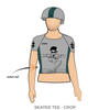 Shoreline Roller Derby Kraken Skulls: Uniform Jersey (Gray)