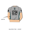 Shoreline Roller Derby Kraken Skulls: Uniform Jersey (Gray)