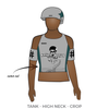 Shoreline Roller Derby Kraken Skulls: Uniform Jersey (Gray)