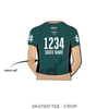 Shoreline Roller Derby Kraken Skulls: Uniform Jersey (Green)