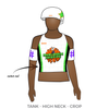 Kansas City Roller Warriors Midtown Misfits: Uniform Jersey (White)