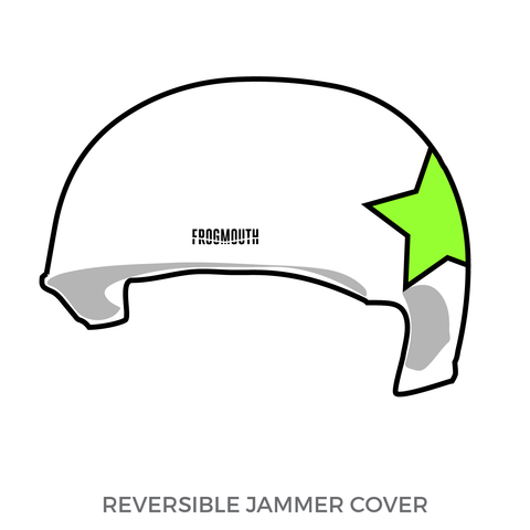 Atomic City Roller Derby: Jammer Helmet Cover (White)