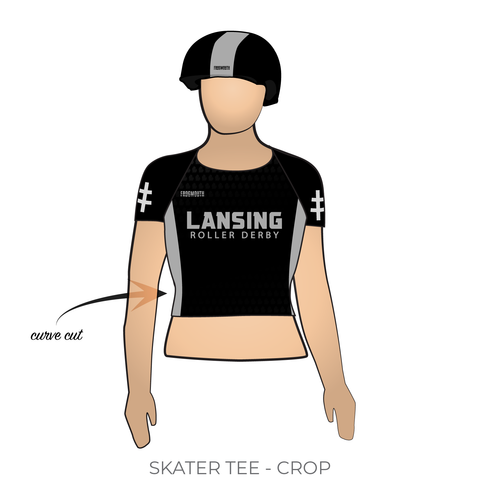 Lansing Roller Derby: Frogmouth Jersey – (Black) Uniform