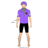 El Paso Roller Derby Crash Test Dollies: Uniform Jersey (Purple)