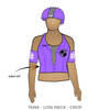 El Paso Roller Derby Crash Test Dollies: Uniform Jersey (Purple)