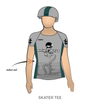 Shoreline Roller Derby Kraken Skulls: Uniform Jersey (Gray)