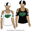 COMO Roller Derby Big Muddy Mayhem: Reversible Scrimmage Jersey (White Ash / Black Ash)