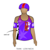 Tilted Thunder Roller Derby A Team: Uniform Jersey (Purple)