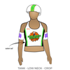 Kansas City Roller Warriors Midtown Misfits: Uniform Jersey (White)