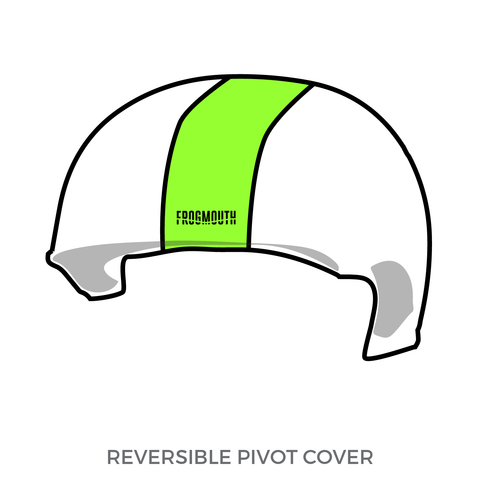 Atomic City Roller Derby: Pivot Helmet Cover (White)