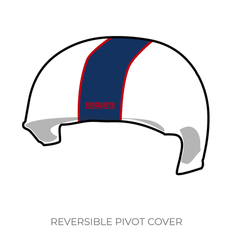 New England SkateRiots: Pivot Helmet Cover (White)