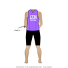 El Paso Roller Derby Crash Test Dollies: Uniform Jersey (Purple)