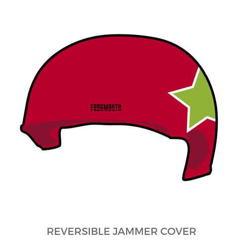 Rose City Rollers Rose Petals Bad Apples: Jammer Helmet Cover (Red)