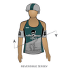 Shoreline Roller Derby Kraken Skulls: Reversible Uniform Jersey (GrayR/GreenR)