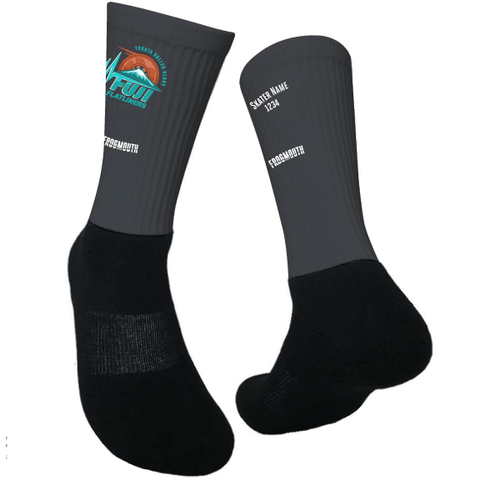 Idaho Rebel Rollers Renegades: Uniform Skate Socks (Red - Drop Dead Re –  Frogmouth