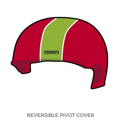 Rose City Rollers Rose Petals Bad Apples: Pivot Helmet Cover (Red)