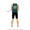 Shoreline Roller Derby Kraken Skulls: Uniform Jersey (Green)