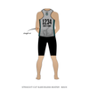 Shoreline Roller Derby Kraken Skulls: Uniform Jersey (Gray)