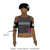Albuquerque Roller Derby: Reversible Uniform Jersey (BlackR/WhiteR)