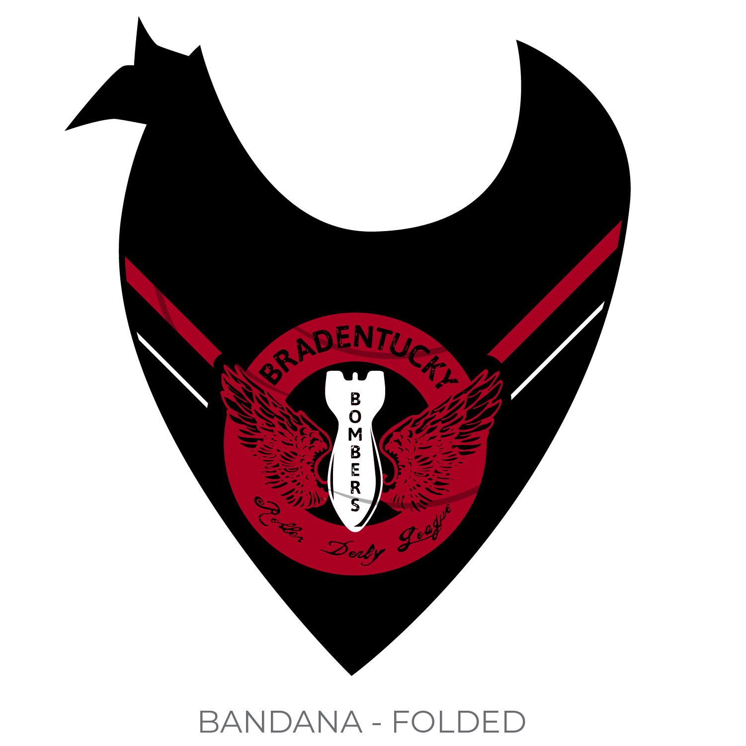 Louisville Roller Derby: Bandana - Frogmouth