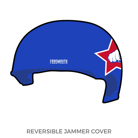 Detroit Roller Derby Detroit Pistoffs: Jammer Helmet Cover (Blue)